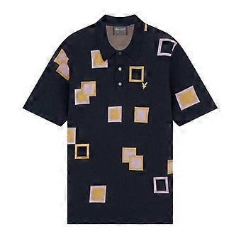 Lyle & Scott Herre Square Strikket Vanlig Poloskjorte