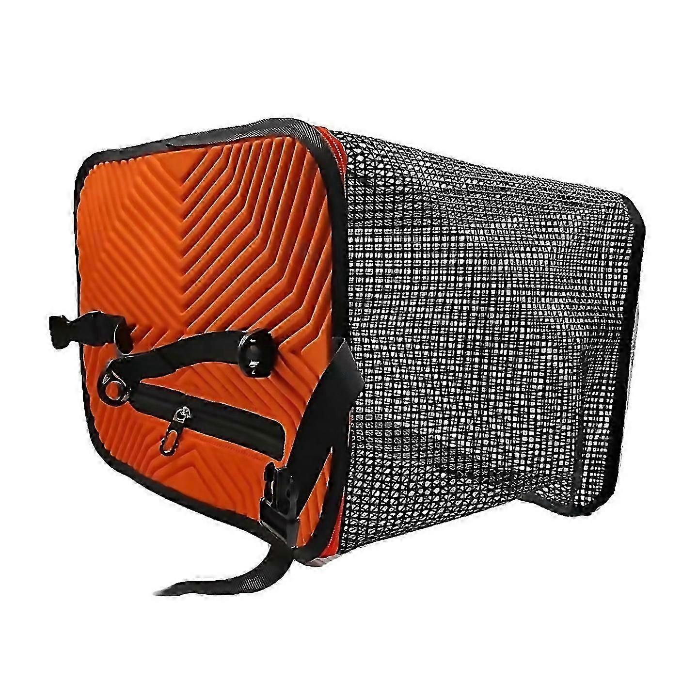 For Foldable Floating Wire Fish Basket Foldable Fish Cage Hanging 26-27