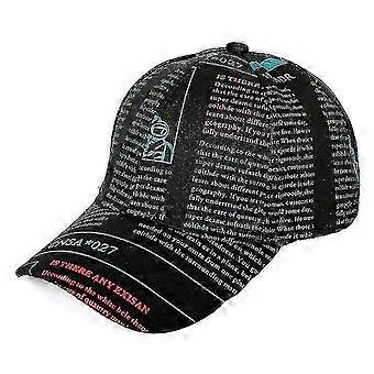 Baseball Cap Women's Men's Letter Print Hat