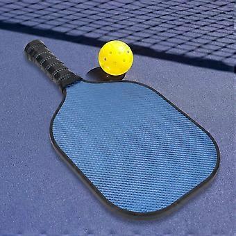PP Pickleball Paddle, 40.5x19.7x1.5cm, Blue, Electroplating Surface, Honeycomb Core for Outdoor Sport