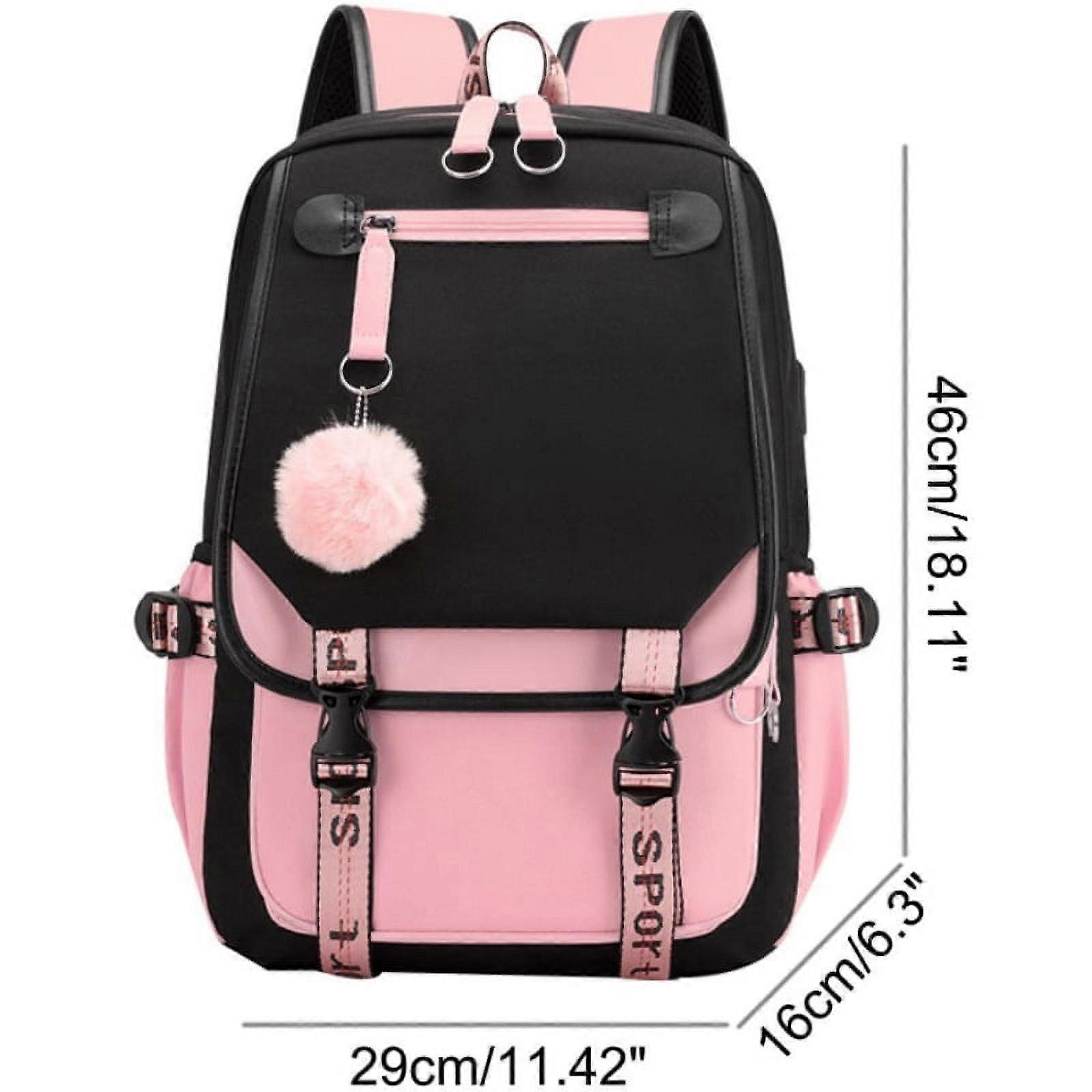 9pcs/set Demon Slayer Nezuko Backpack + hat + action figure