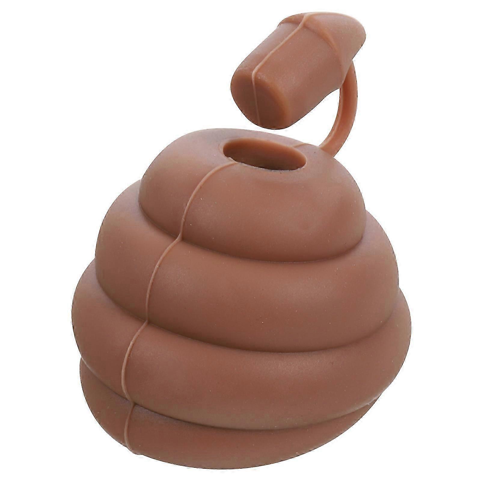 Silicone Toothpaste Cap Dispenser for Home Use 5Pcs Brown Kit