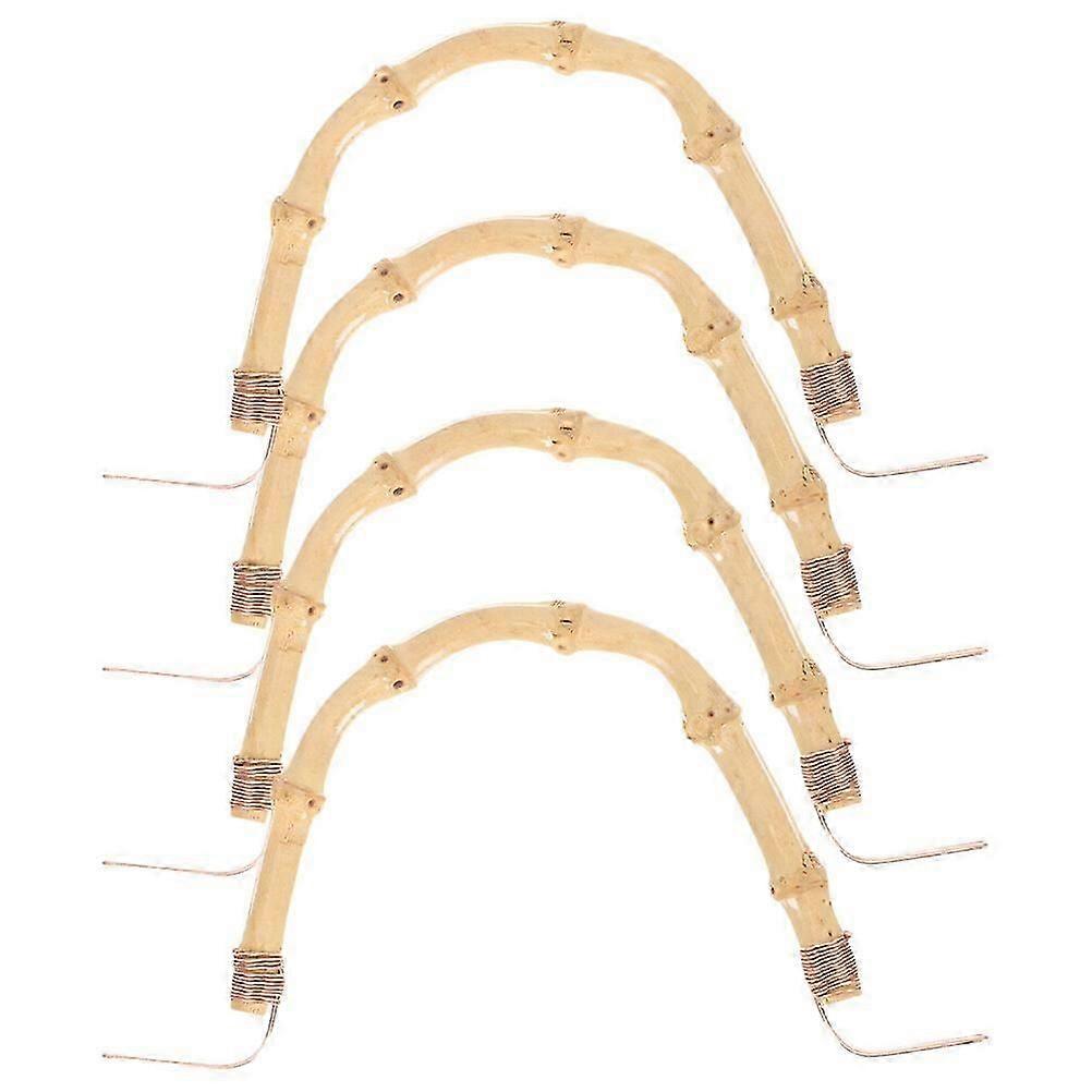 4pcs Teapot Replacement Handle 4pcs U-Shape Bamboo Ergonomic Teapot Accessories
