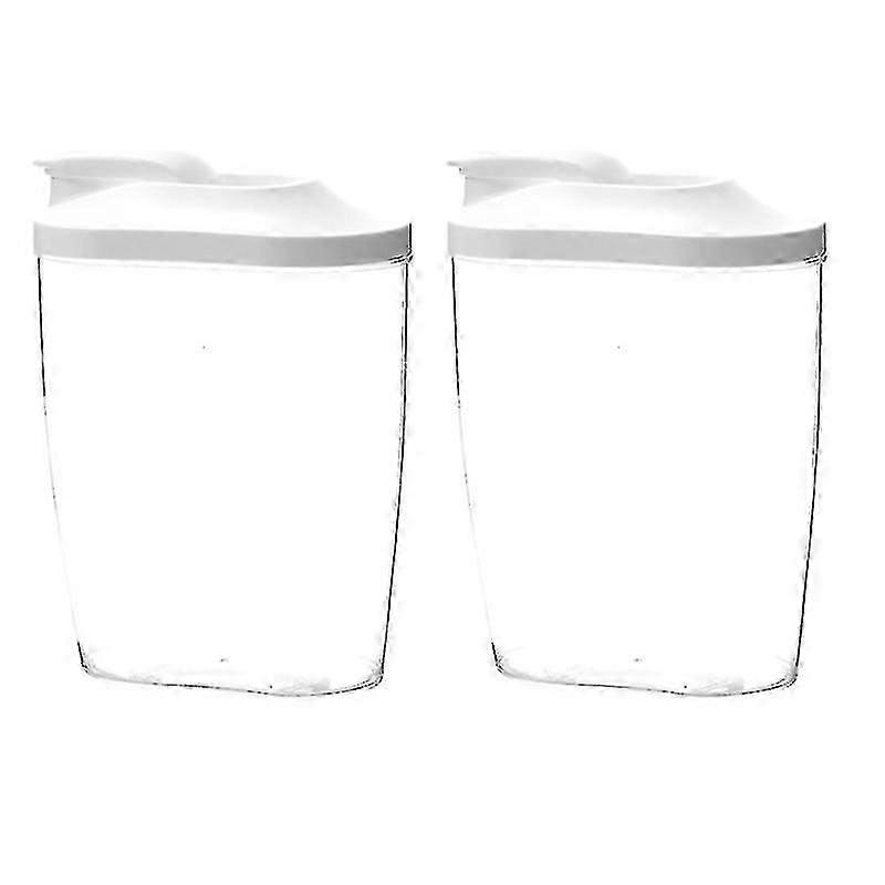 2pcs Plastic Containers