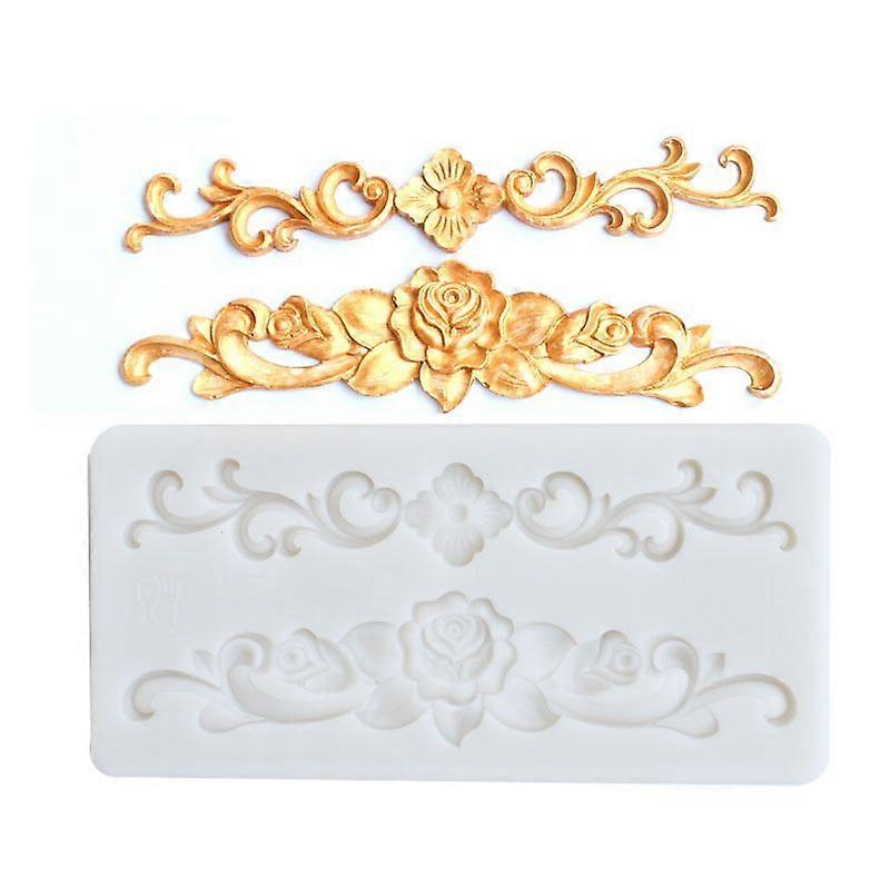 European embossed pattern shape cake decorative mold - 1PC