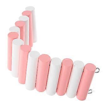 Houten klimbrug voor hamsters, roze