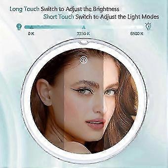 25X Magnifying Mirror With LED Light Upgraded Lighted Makeup Mirror With Magnification compatible with Precise Application Edition 0119