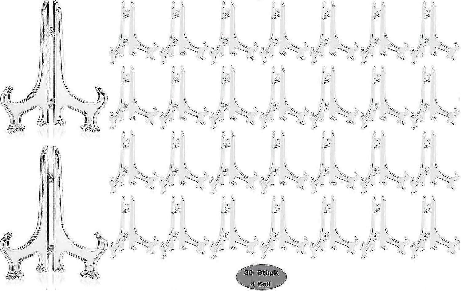 Transparent Plastic Stand Multi-angle Support 10 Sets 30 Pieces Wedding Display Rack