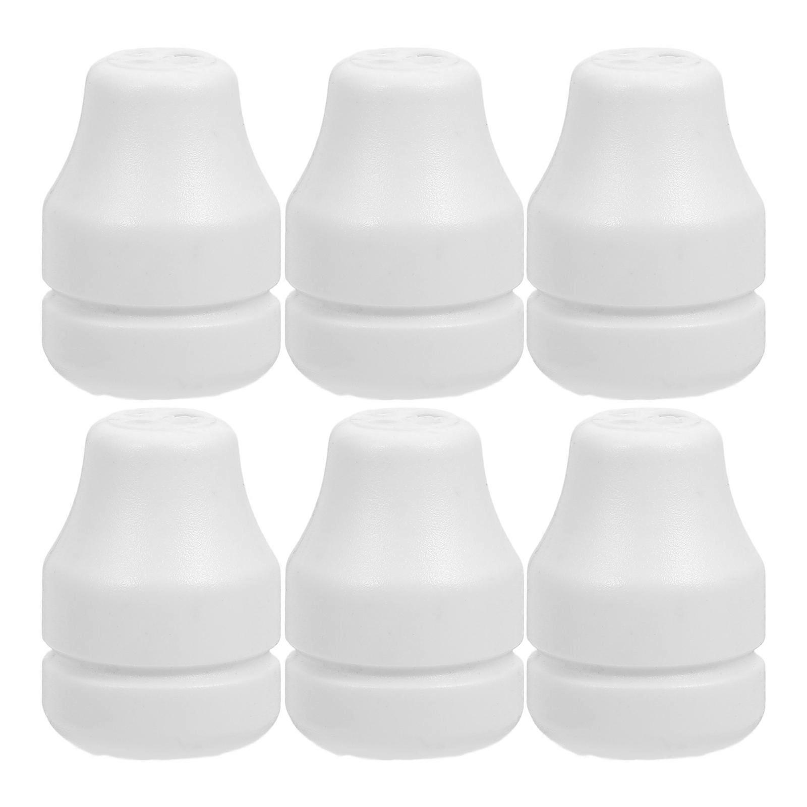 Plastic Cord Knobs for Blind Pull Drops White Color 6Pcs Set