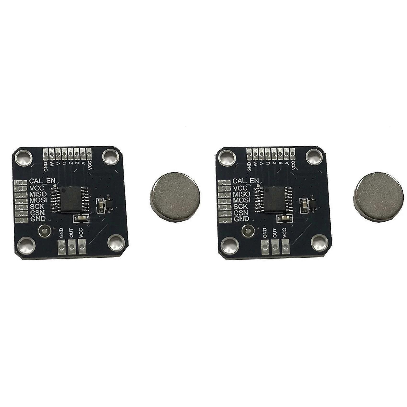 2X MT6835 Magnetic Encoder Module 21-Bit High Precision PWM/SPI Interface for Brushless Motor Replace for AS5048 A