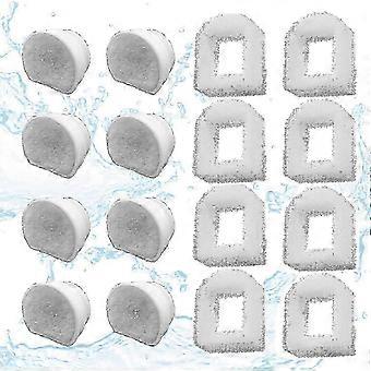 16 Pack Pet Fountain Replacement Carbon Filters Compatible with PetSafe Drinkwell Filtrs, Dog and Cat Replacement Carbon Filters 0926 Edition 0907