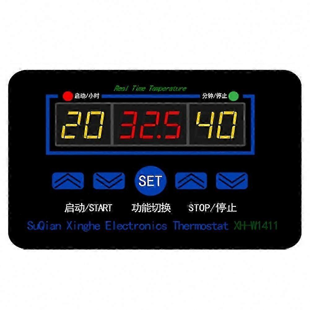 Greenhouse LED Digital Temperature Controller Thermostat W1411 220V 10A Control Switch Sensor TW