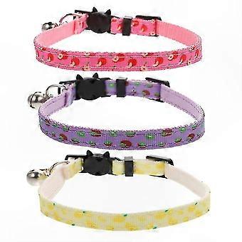 3-Pack Adjustable Dog Collars for Pets