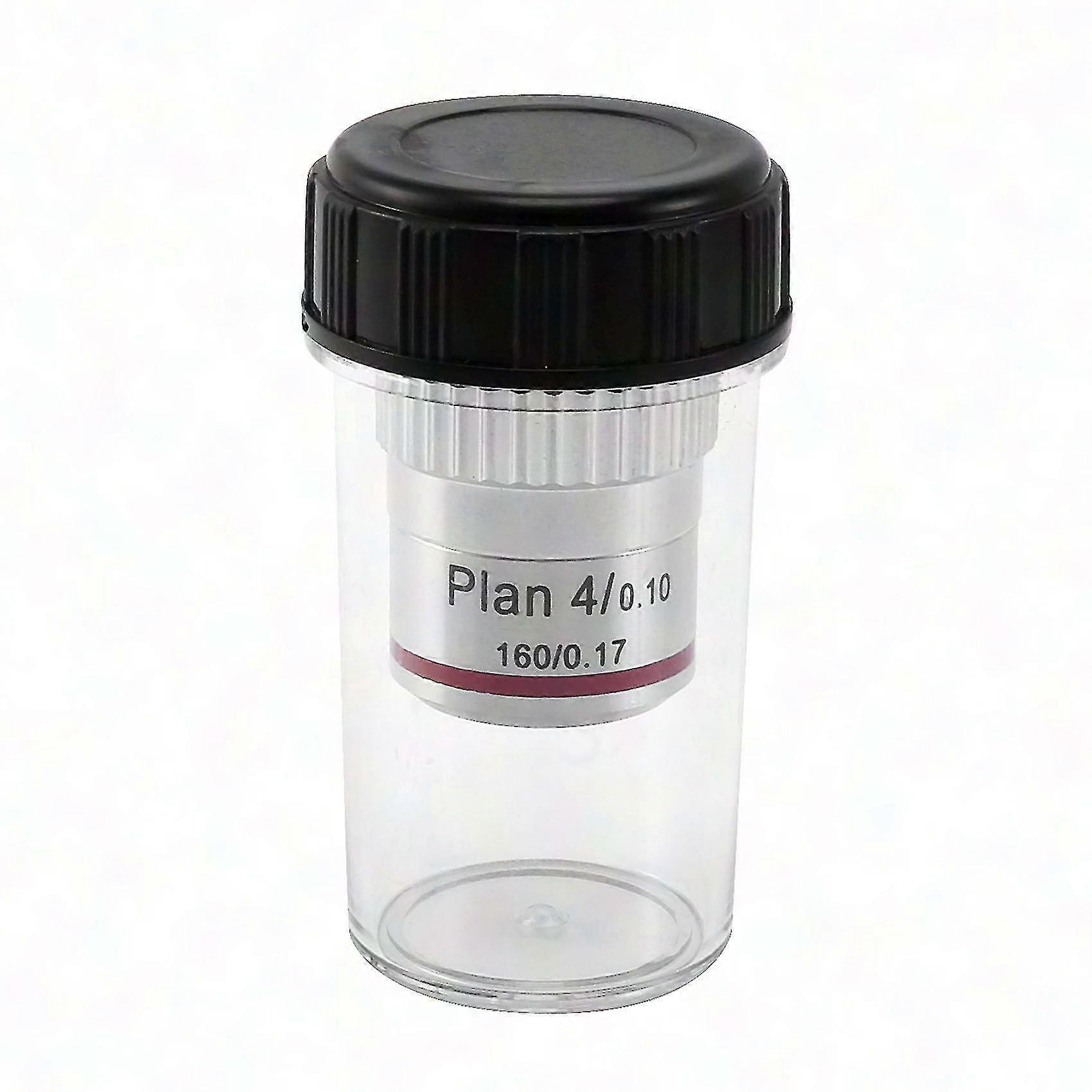 4x Plan Achromatic Microscope Objective Lens for Biological & Metallurgical Use