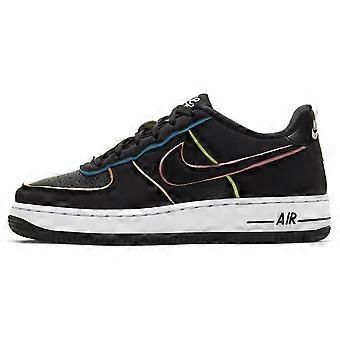 Nike Air Force 1 Low Black Pink Barely Volt GS CD7406-001