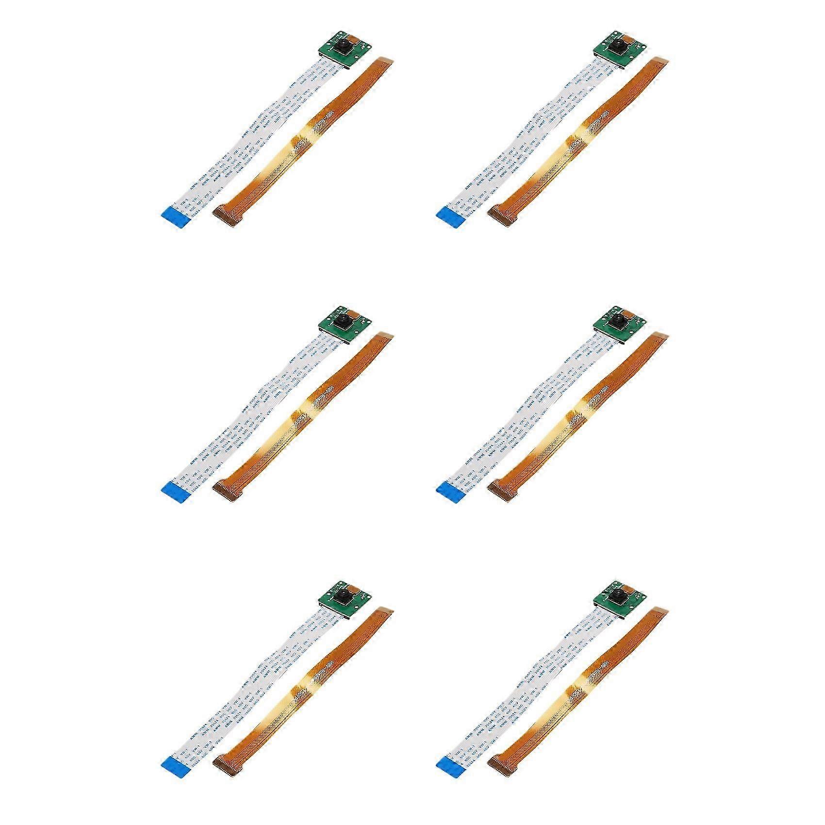 6X Camera Module Board 5MP Webcam for Raspberry Pi Zero W/Zero/ Raspberry Pi 3 Model B /4B  Ver