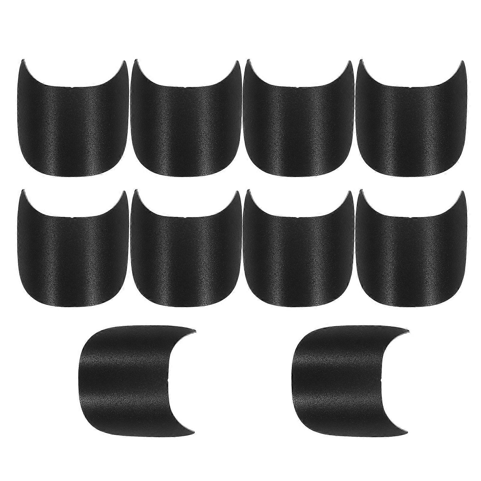 Black Baseball Hat Brim Insert for Cap Visor 40Pcs Plastic Shaper