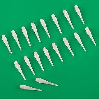 50 Pack Soft Tip Dart Points Nylon 2BA 23mm White Replacement Tips for Steel Soft Tip Darts