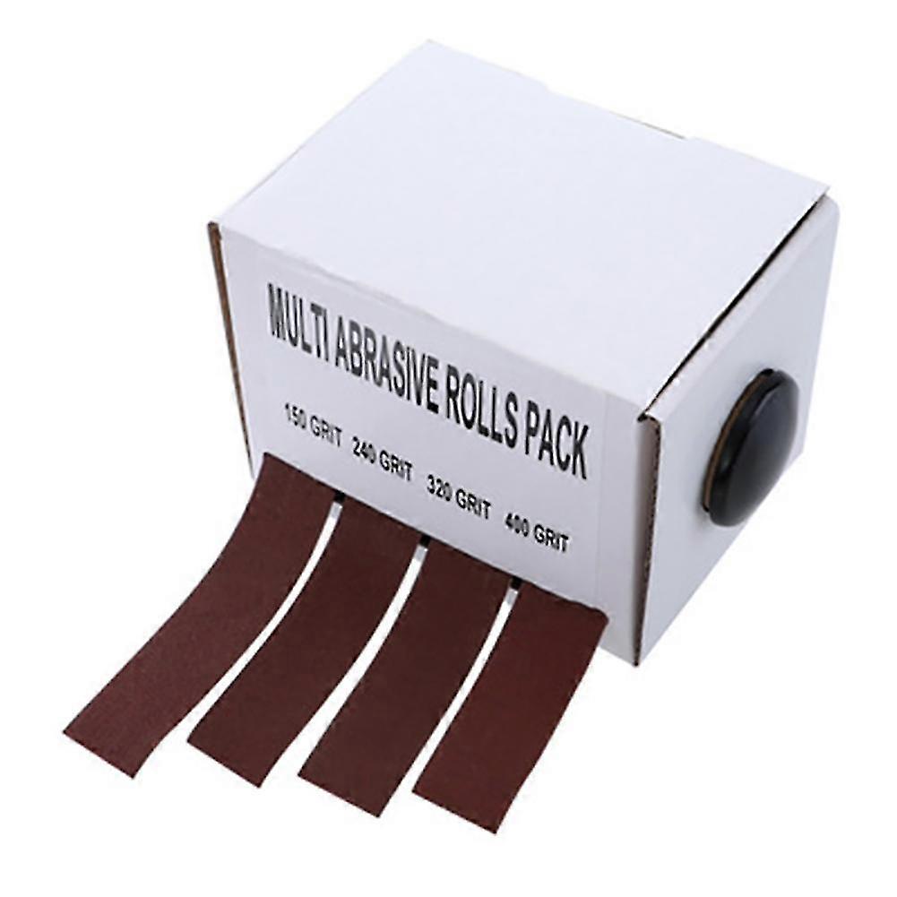 Abrasive Paper Roll With Dispenser