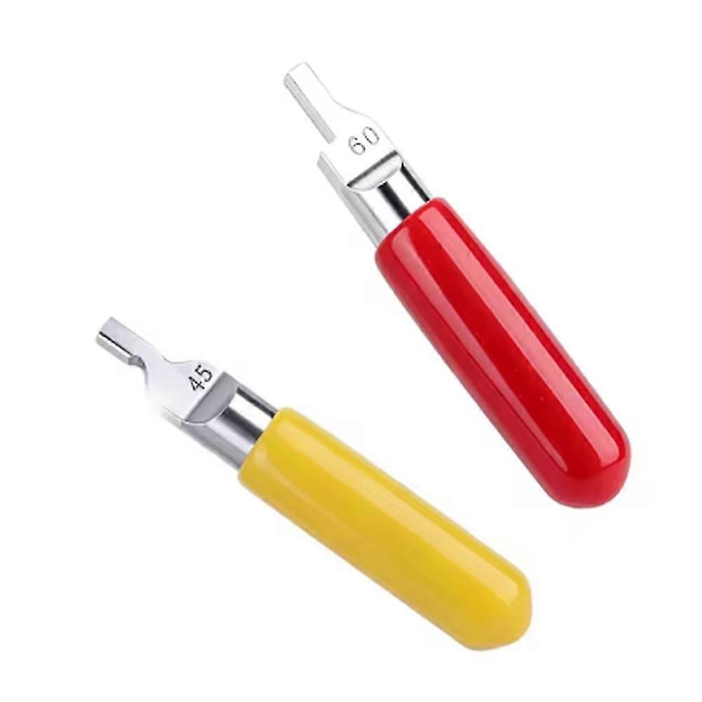 2pcs Dual Angle Chamfer Scraper 97004/97005 Deburring Tool for Plastic Model Hobby Craft Chamfering Tool-SSZFV