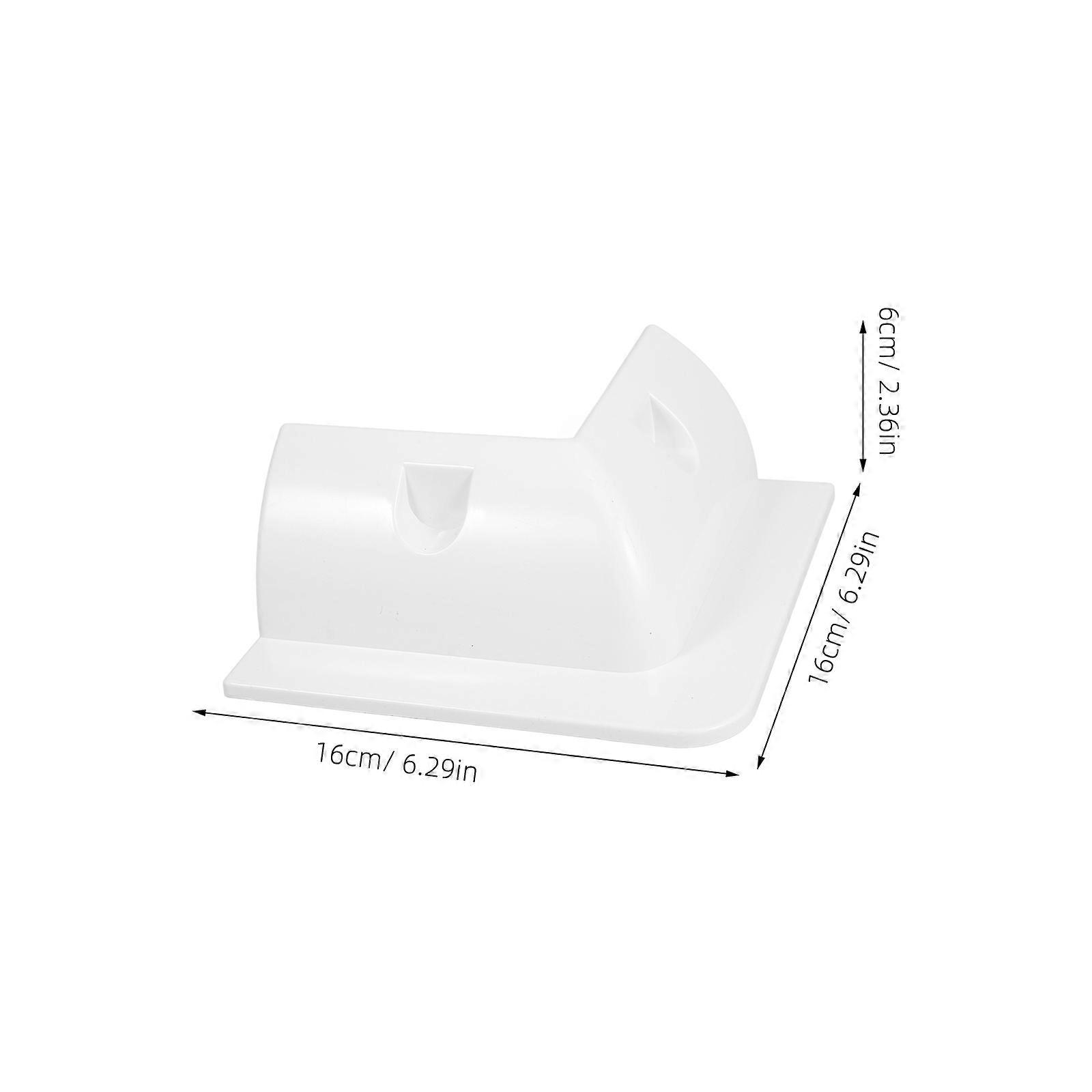 Solar Panel Mount Bracket Durable for Secure Fit White Plastic