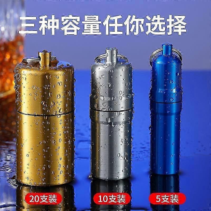 Threaded Metal Cigarette Case Waterproof Seal