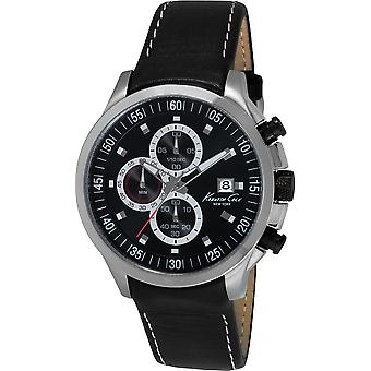 Kenneth cole dress sport Quartz Analog Man Watch with IKC8093 Cowskin Bracelet