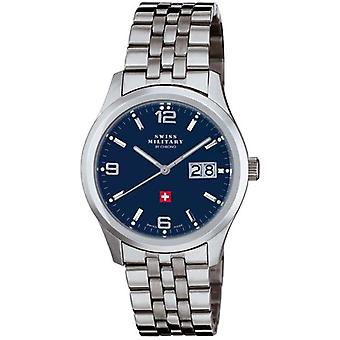 Swiss Military Quartz Analog Man Watch with SM34004.03 Stainless Steel Bracelet