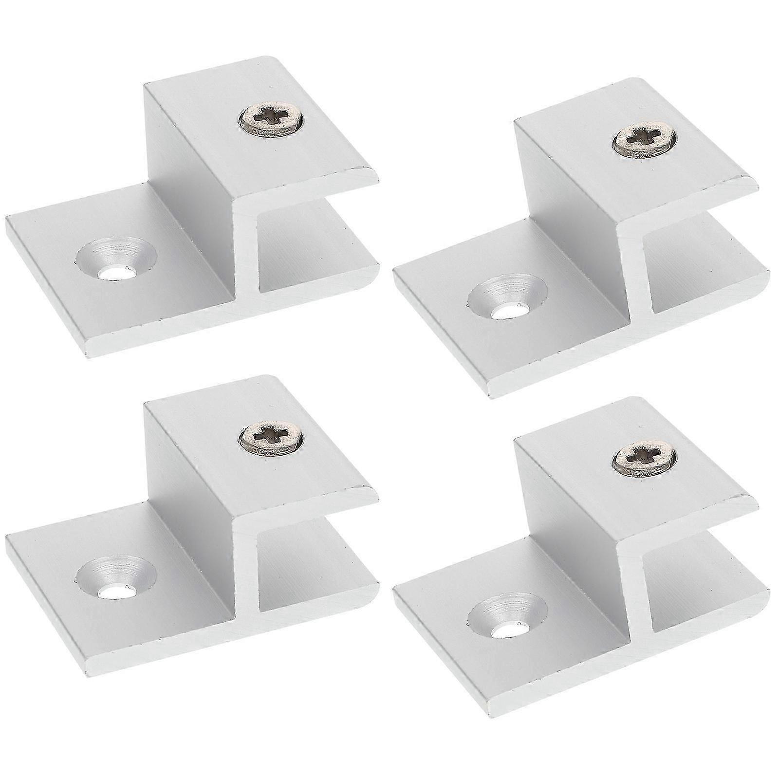 Floating Shelf Hardware Rectangular Glass Shelf Bracket for Fixing 15Pcs