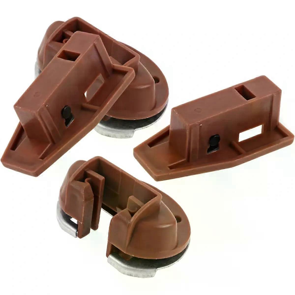 2 Sets Drawer Guide Stopper Coffee Plastic for Drawer Slides