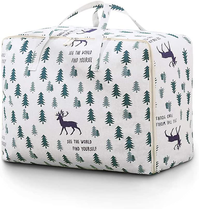 Clothes and Quilt Storage Bag, Large Foldable Underbed Storage Bag, with Wardrobe Handle