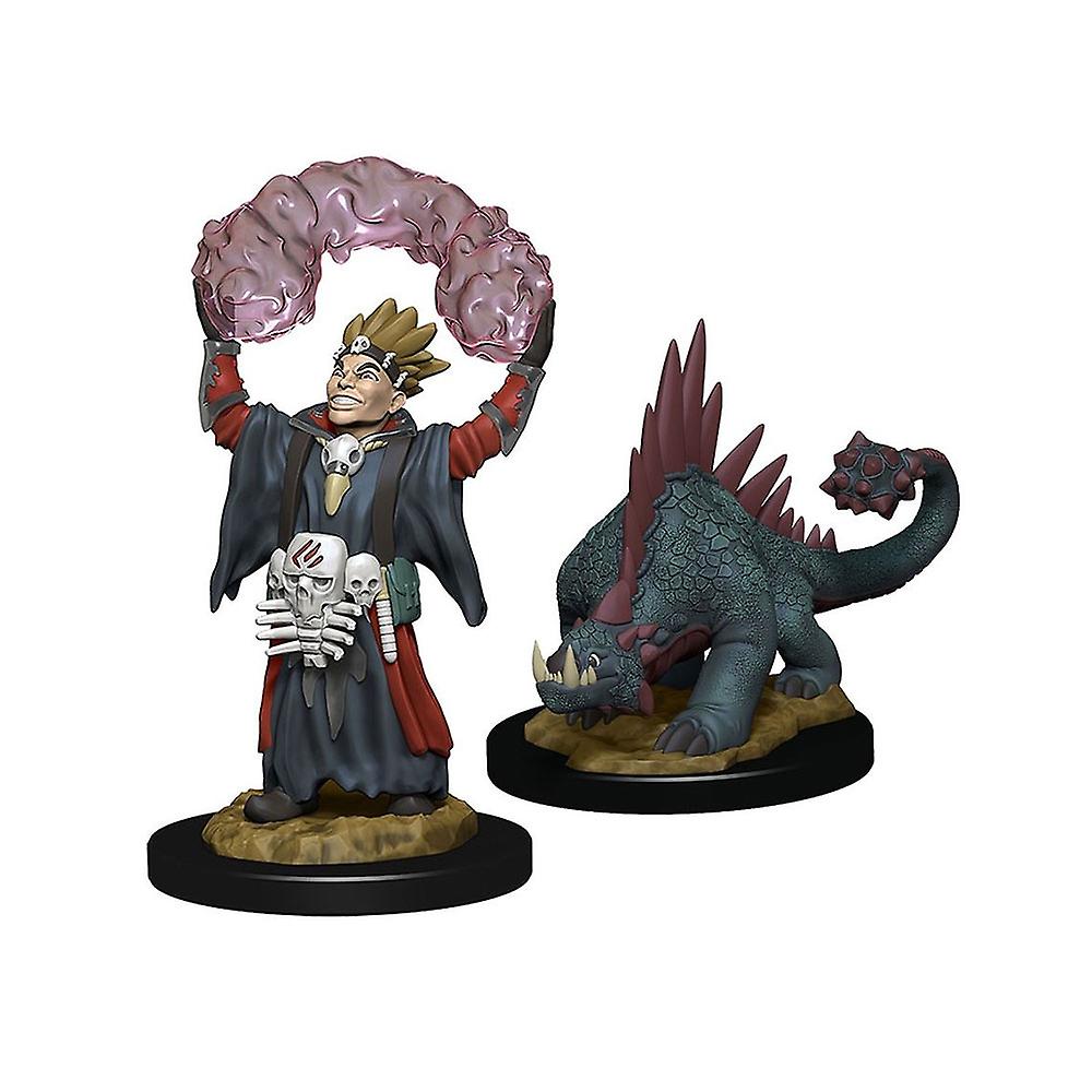 Wizkids Wardlings Boy Warlock and Lizard Pre Painted Minis Ages 14 Years and Up