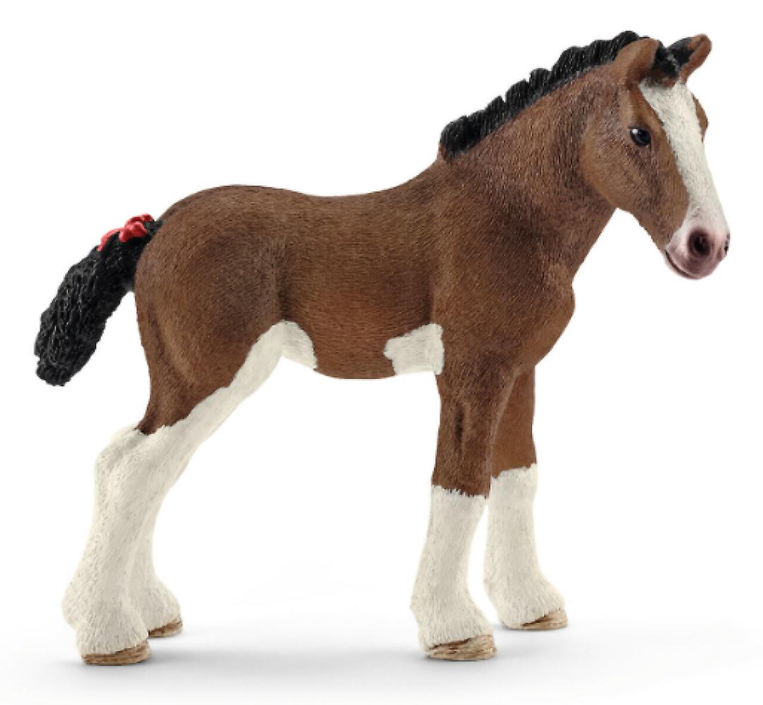 Schleich 13810 Farm Animal Clydesdale Foal Toy Figurine