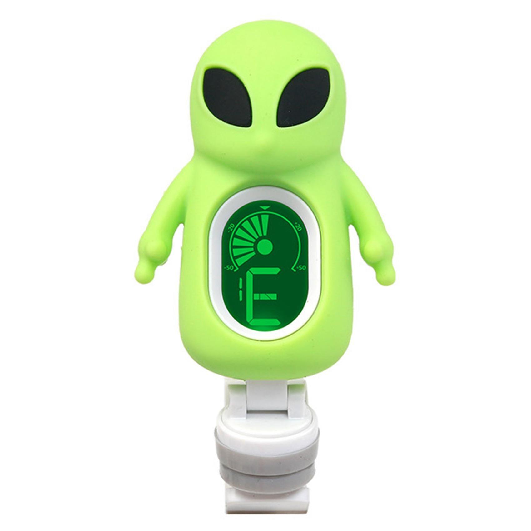 Tuners Swiff A71 Cartoon Alien Styling  Electric Mixer Dual-color Lcd Display Twelve Average Guitar Ba
