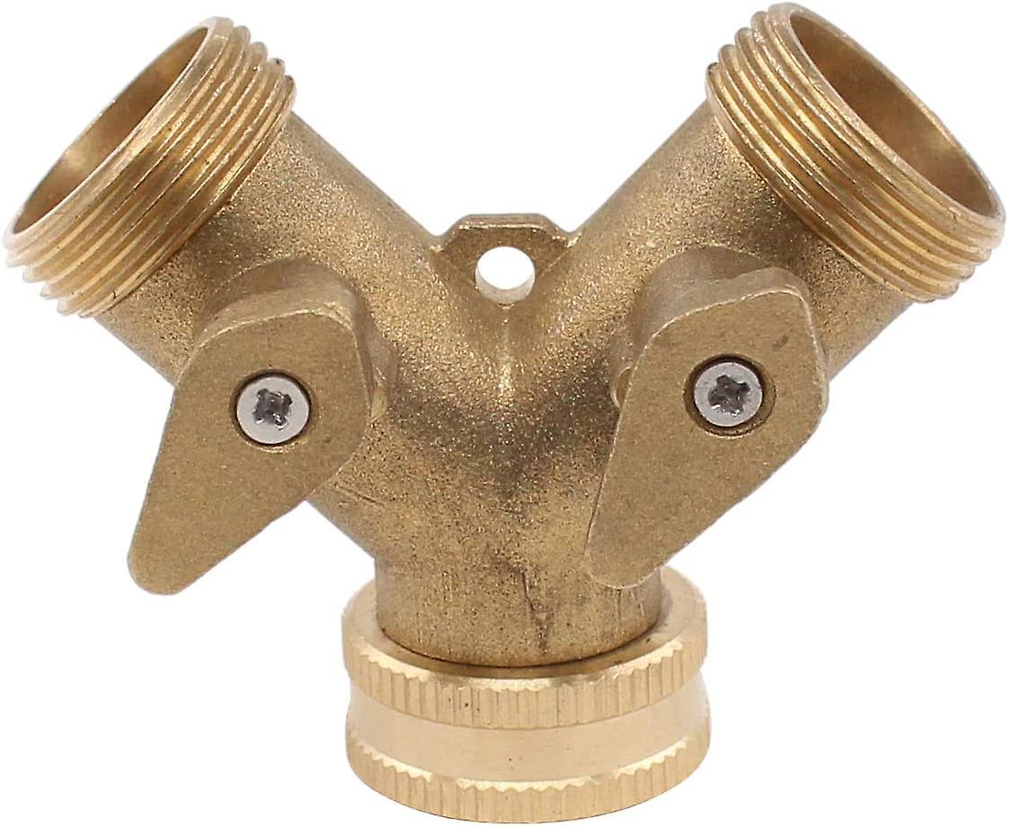 Y Shaped Water Hose Connector - Fitting & Drain Gutter - 3/4"