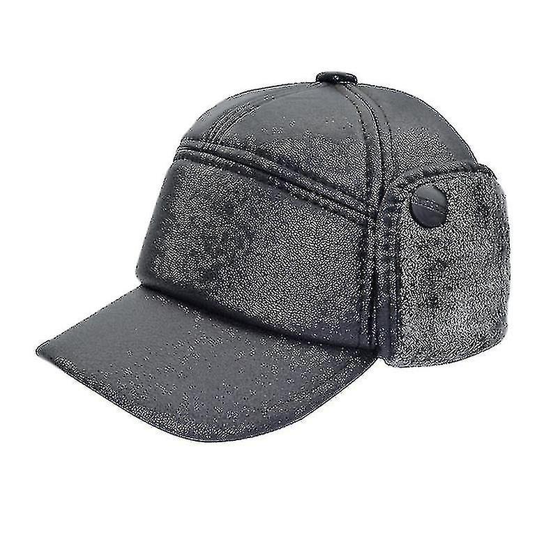1pcs Men's Leather Cap_o