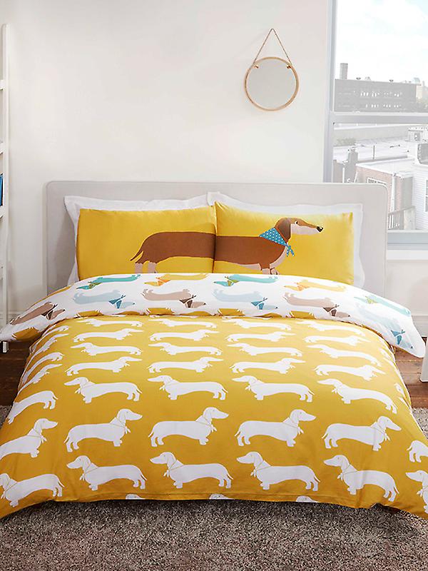 Korv hund påslakan och örngott set