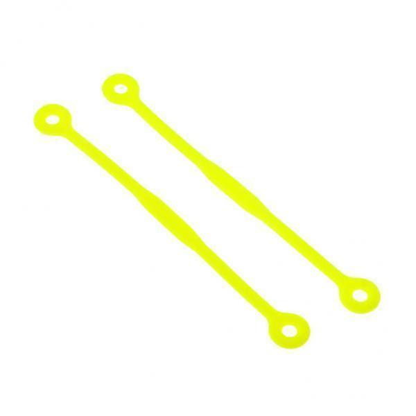 4x2x Shockproof Tennis Squash Racket Vibration Dampeners Fluorescent Yellow