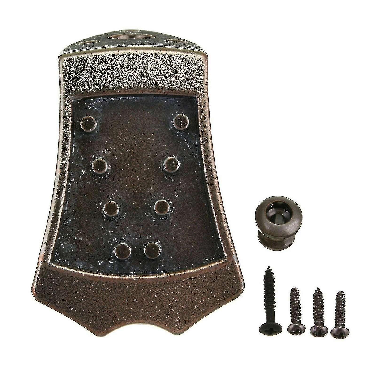 Bronze 8 String Mandolin Tailpiece Rectangle Guitar Instrument Accessories Part