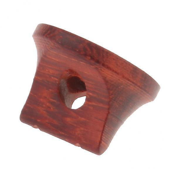 3x1 Piece Sandalwood Erhu Bridge for String Instrument Parts Red with Bottom Hole