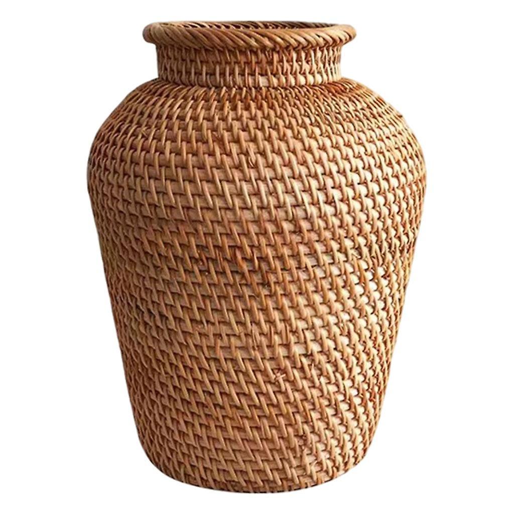 Rattan Vase Branch Flower Pot Rustic Wicker Vase Bouquets Flower Arrangement