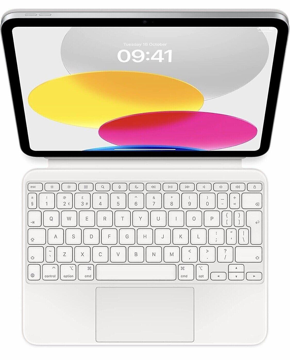 Apple Magic Keyboard Folio For Ipad (10th Gen) British English White