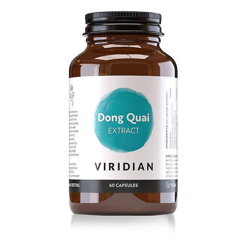 Viridian Dong Quai Extract Capsules 60 (818)