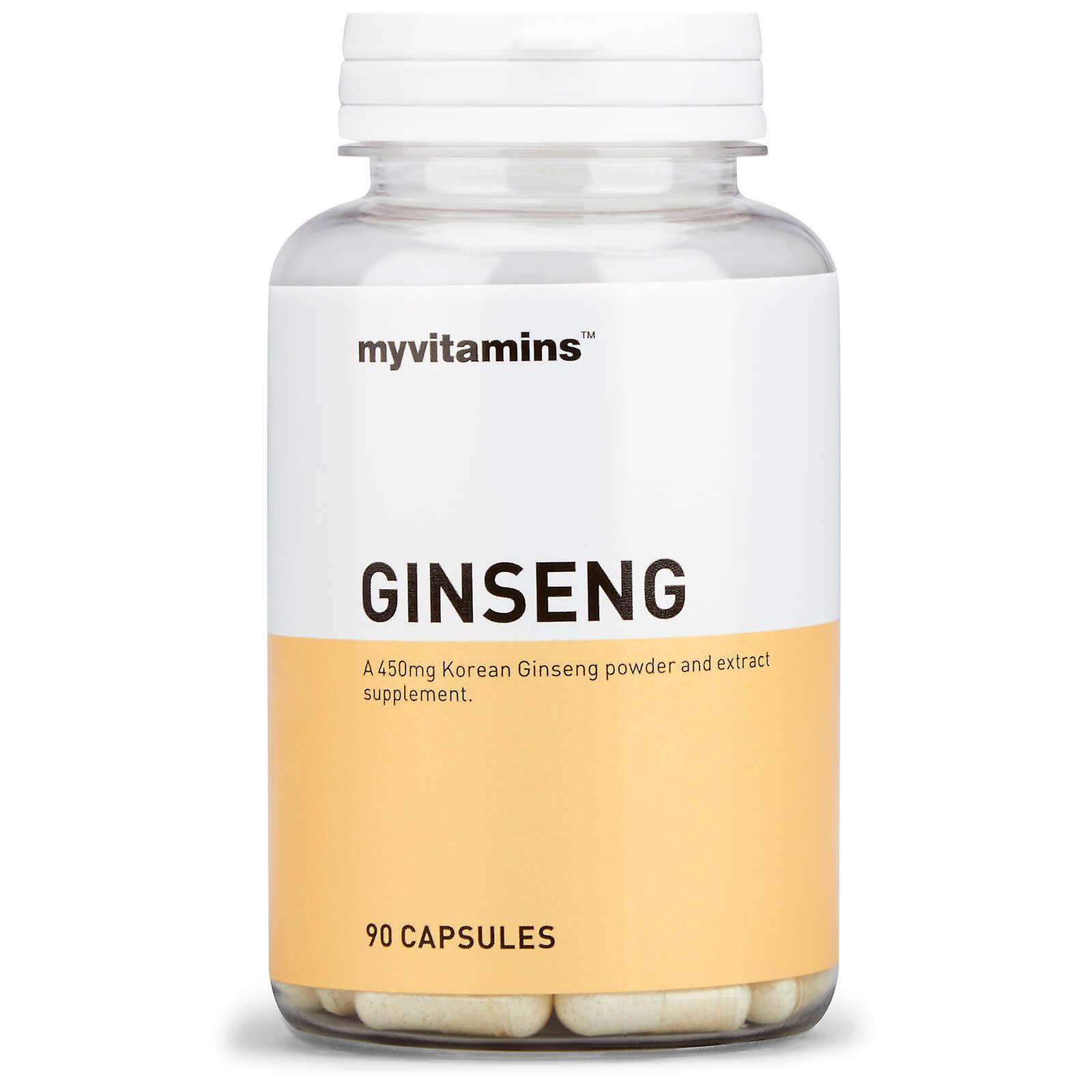 Ginseng (90 Capsules) - Myvitamines