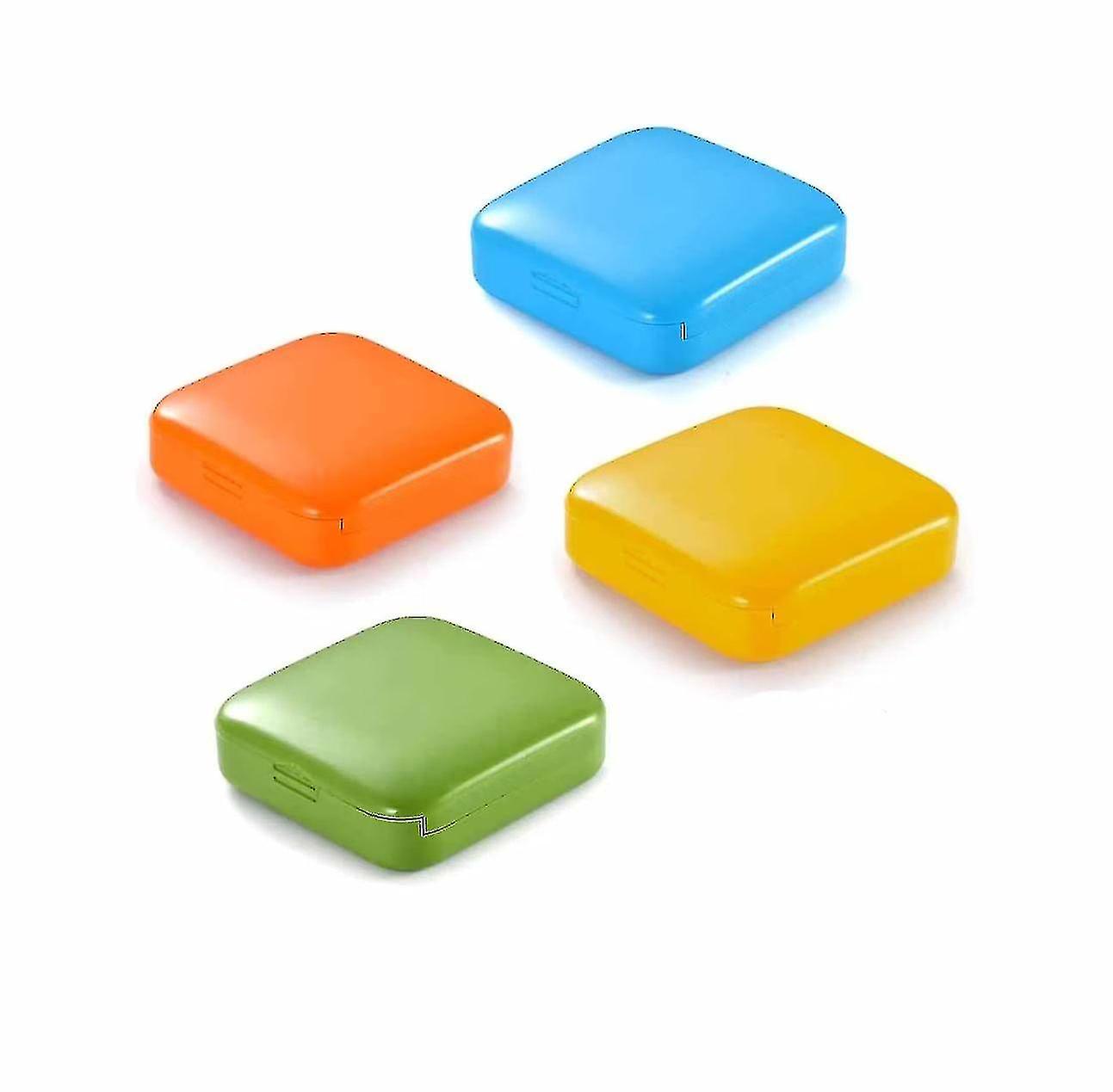 Pocket Pill Box Compartment Portable Storage Box