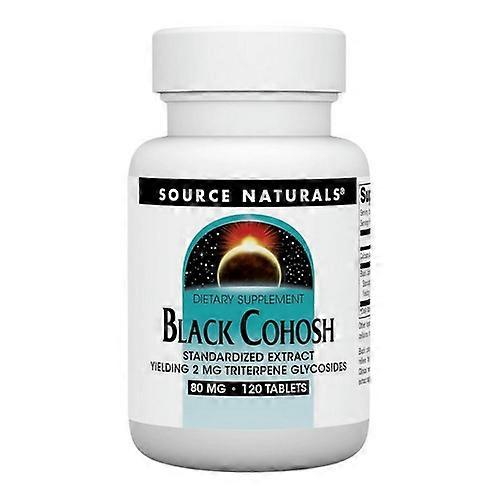 Source Naturals Black Cohosh, Extract 120 Tabs (Pack of 1)