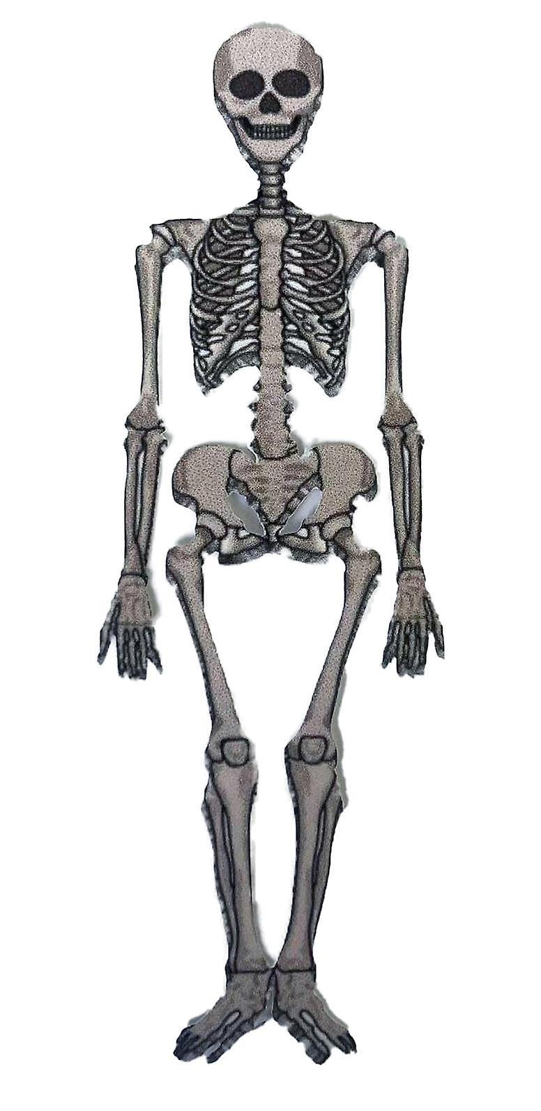 Dolls House Skeleton Printed Card Miniature Halloween Shop Decoration 1:12 Scale