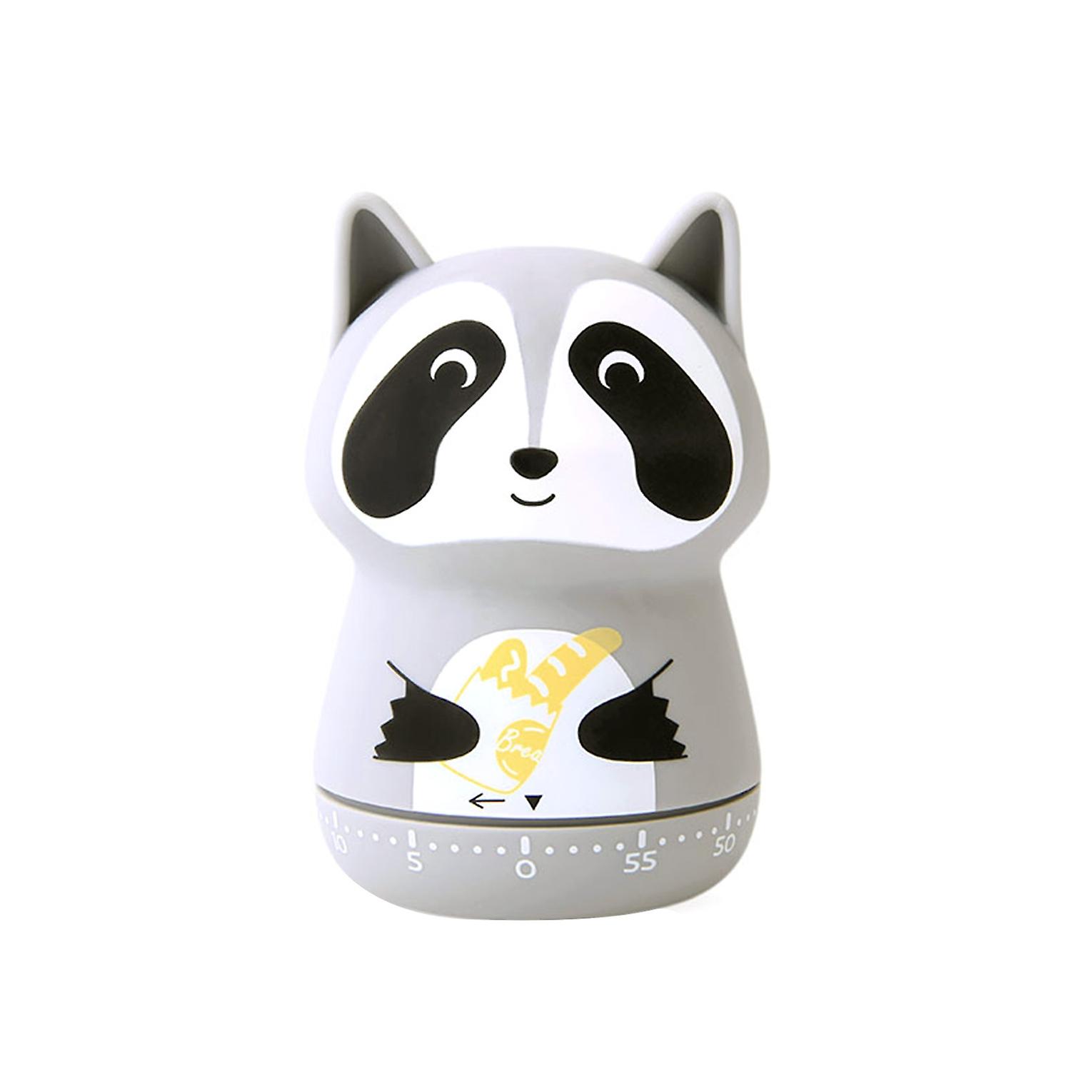 ZHOUBA Cooking Alarm 360 Degree Rotating Loud Ring Plastic Cartoon Wind Up Animal Clock Timer