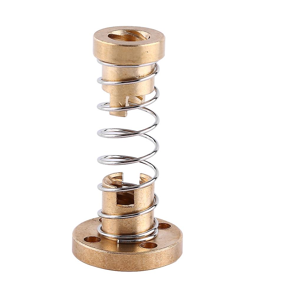 Anti Backlash Spring Loaded Elimination Gap Nut for T8 Threaded Rod Lead Screw 3D Printer Part