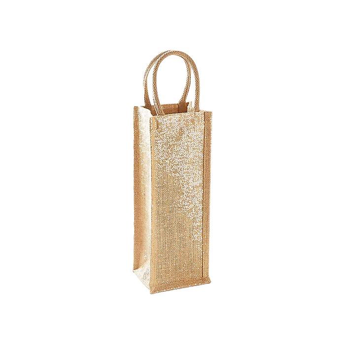Westford Mill Shimmer Jute Bottle Bag